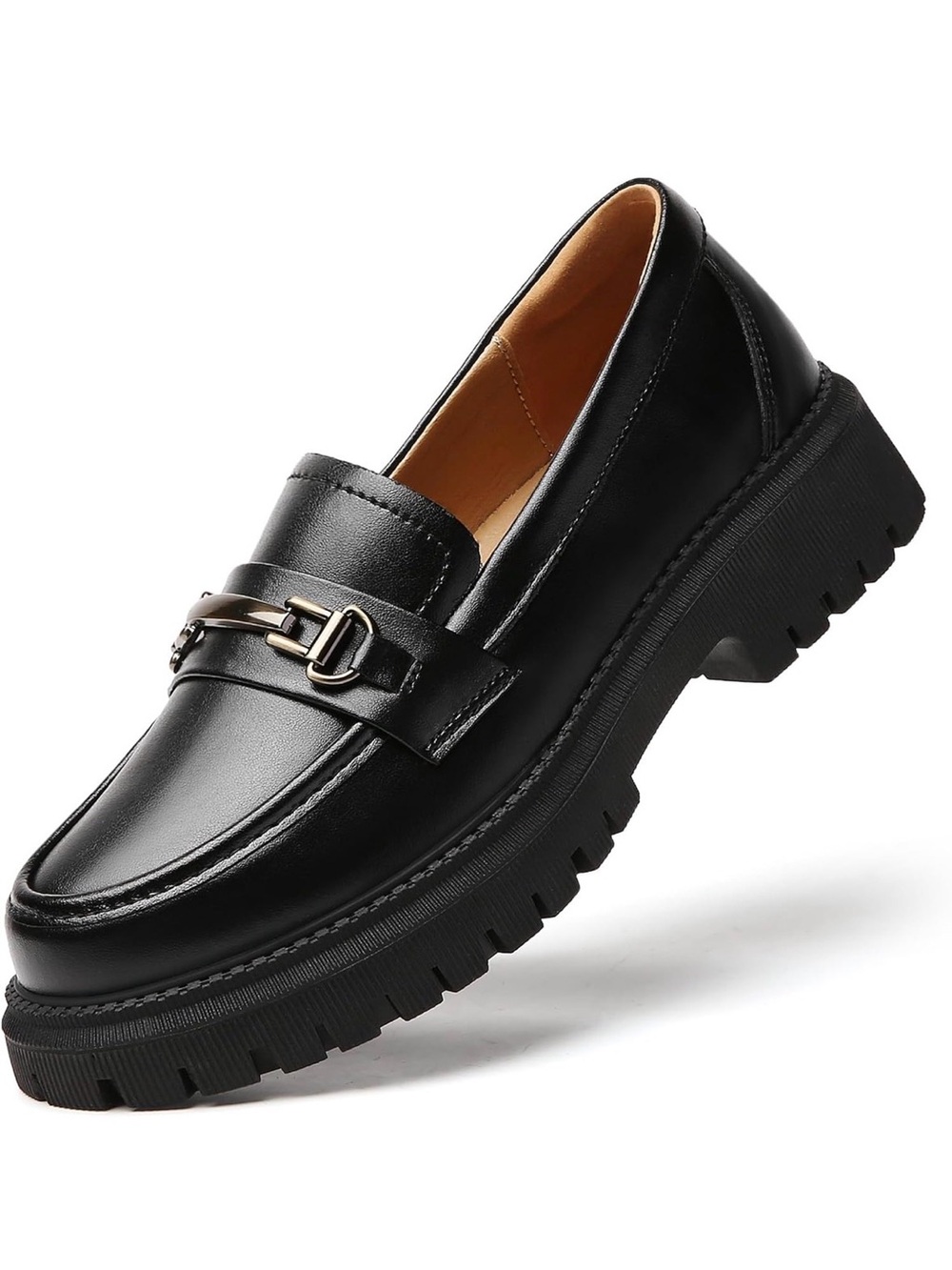 Women Leather Loafers Shoes